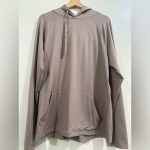 ALO Yoga Men's Hooded Pullover in Taupe